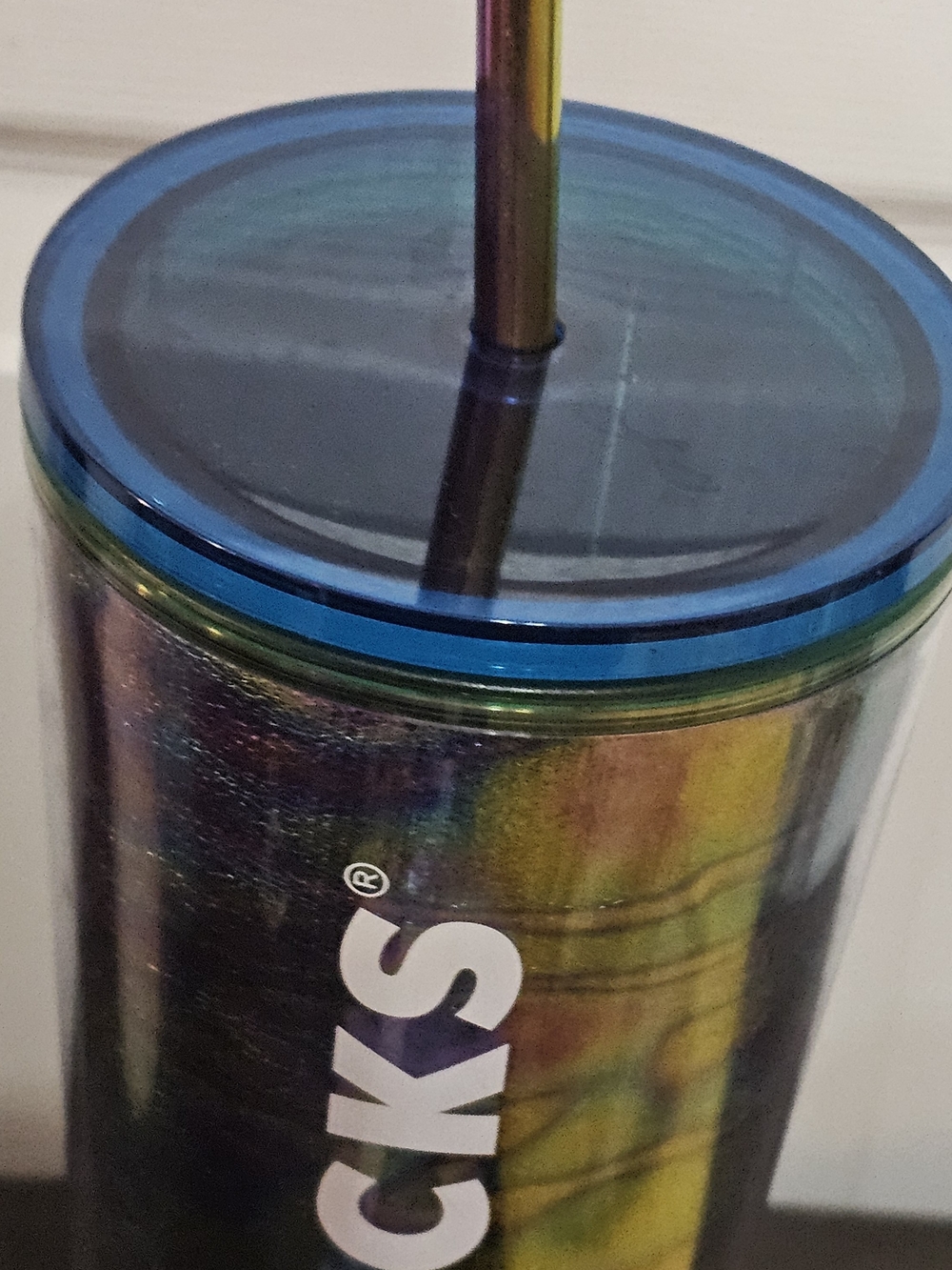Starbucks Iridescent Purple-Green Logo Tumbler - Picture 5 of 5